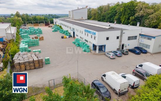 Obiekt przemysłowy/hala na  sprzedaż Wyry - Teren komercyjny z budynkiem produkcyjno-biurowym!